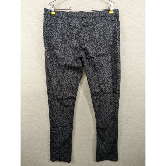 Miley Cyrus Max Azria Jeans Size 15 Black Leopard Print -0424B190 - Picture 5 of 9